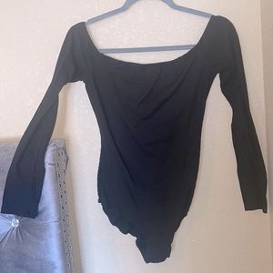 Black Long Sleeve Body Suit